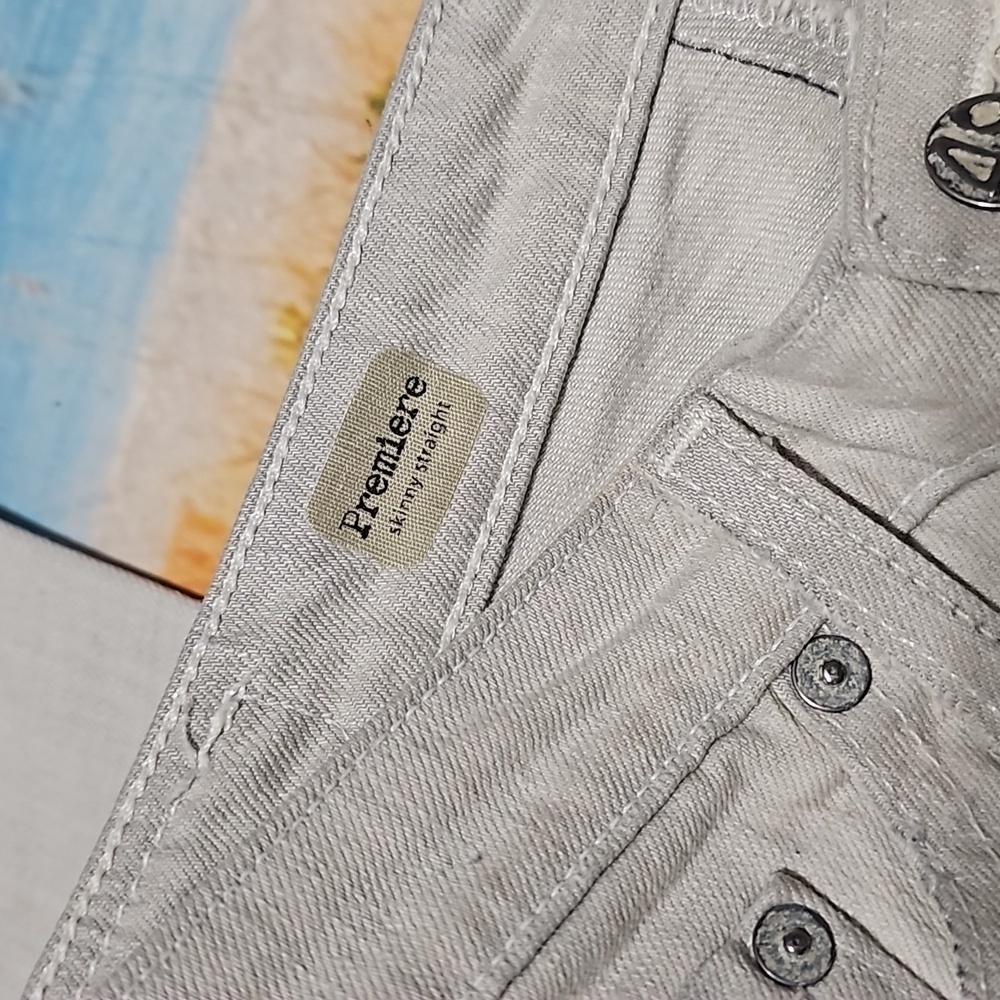 Adriano Goldschmied Distressed Skinny Straight Jeans Size 26‎ - Picture 5 of 12